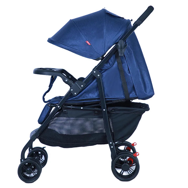 KTX-141267 Convertible 2-in-1 Foldable Four-Wheel Baby Stroller with Cute Design