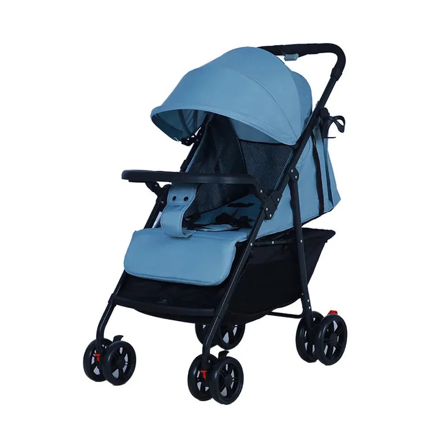 KTX-141267 Convertible 2-in-1 Foldable Four-Wheel Baby Stroller with Cute Design