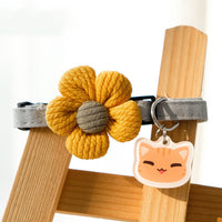 HKM-141267 Customizable Collar with Flower Designs for Small to Large Pets