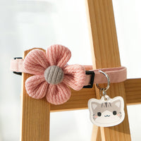 HKM-141267 Customizable Collar with Flower Designs for Small to Large Pets