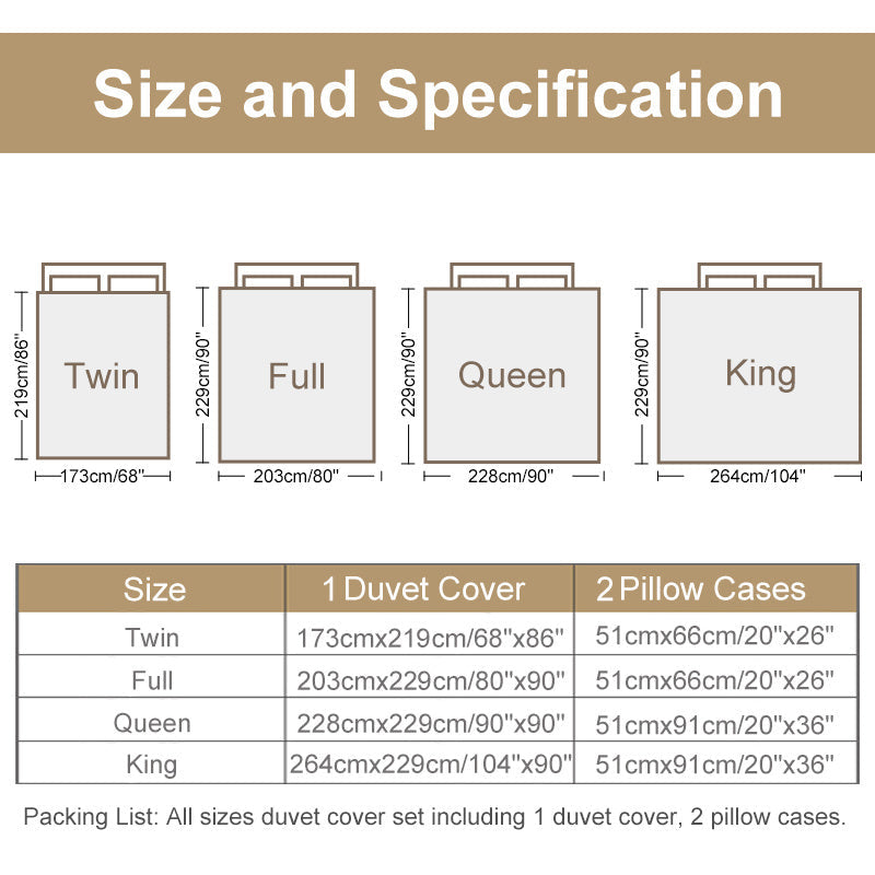 HKM-141395 Spring Floral Microfiber Duvet Cover Set with Pillow Shams - Twin, Full, Queen, King Sizes