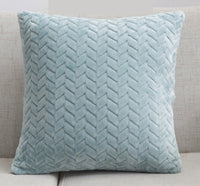HKM-141459 Flannel Leaf Flower Velvet Cushion Cover for Sofa - Stylish and Modern Design