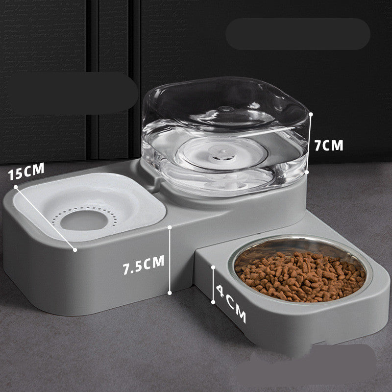 HKM-141587 Automatic Mobile Water Feeder with Dual Bowl for Pets - Multiple Colors Available
