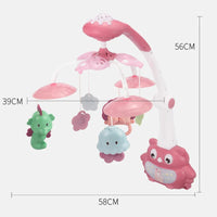 HKM-141651 Electric Musical Crib Mobile with Owl Projector for Infants 0-24 Months, Soft Music and Gentle Lights