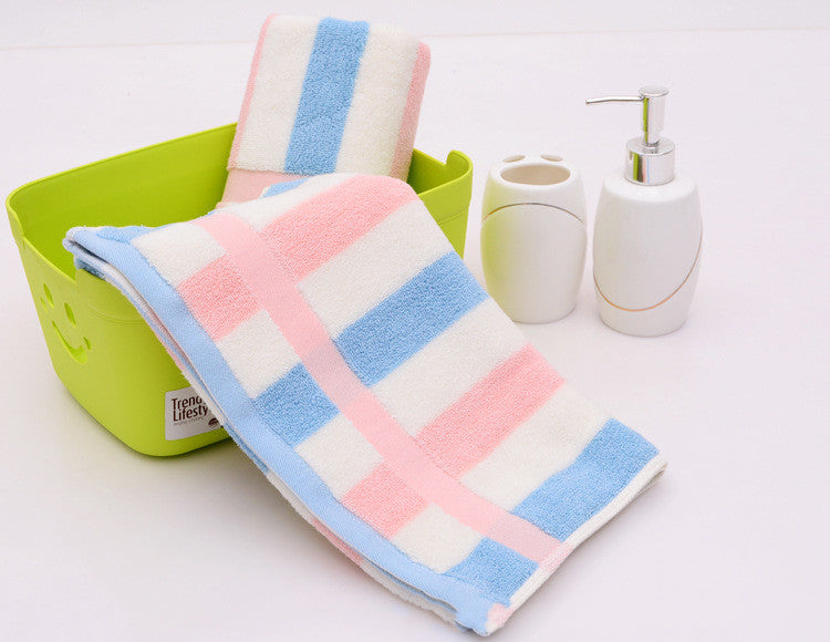KTX-141651 Thickened 32-Strand Cotton Sports Towel - 34x75 cm