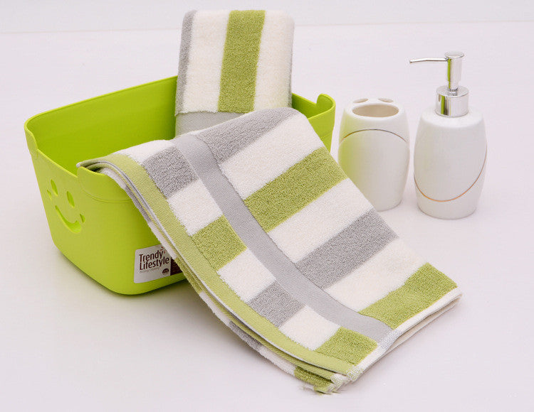 KTX-141651 Thickened 32-Strand Cotton Sports Towel - 34x75 cm