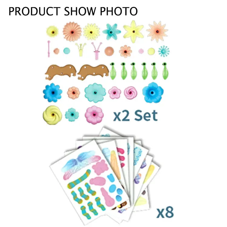 HKM-141715 2-in-1 Blocks Table with Terminal Block Screw Puzzle for Kids Ages 2-13
