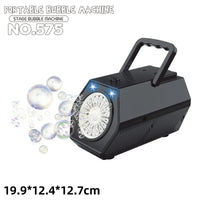 HKM-141907 Automatic 40-Hole Bubble Blower for Kids' Outdoor Fun and Indoor Parties