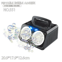 HKM-141907 Automatic 40-Hole Bubble Blower for Kids' Outdoor Fun and Indoor Parties