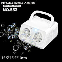 HKM-141907 Automatic 40-Hole Bubble Blower for Kids' Outdoor Fun and Indoor Parties