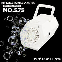 HKM-141907 Automatic 40-Hole Bubble Blower for Kids' Outdoor Fun and Indoor Parties