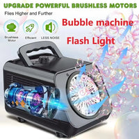 HKM-141907 Automatic 40-Hole Bubble Blower for Kids' Outdoor Fun and Indoor Parties