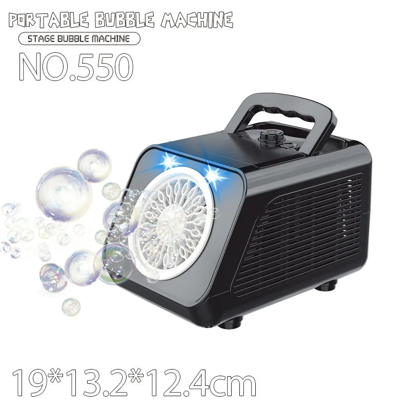 HKM-141907 Automatic 40-Hole Bubble Blower for Kids' Outdoor Fun and Indoor Parties