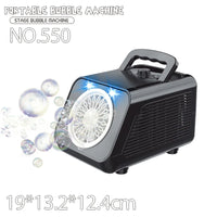 HKM-141907 Automatic 40-Hole Bubble Blower for Kids' Outdoor Fun and Indoor Parties