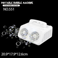 HKM-141907 Automatic 40-Hole Bubble Blower for Kids' Outdoor Fun and Indoor Parties