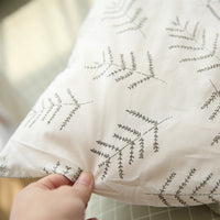 HKM-141907 Cotton Four-Piece Bed Sheet Set with American Pastoral Flower Print