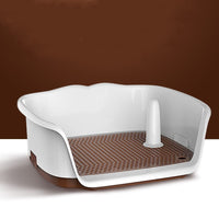 HKM-141907 Teddy Small Dog Toilet Bedpan with Snap Design and Large Urine Storage Capacity