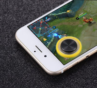 HKM-142099 Ultra-Thin Mobile Game Joystick Handle - Q8 Model, Silicone, Multi-Platform Compatible