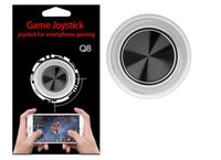 HKM-142099 Ultra-Thin Mobile Game Joystick Handle - Q8 Model, Silicone, Multi-Platform Compatible