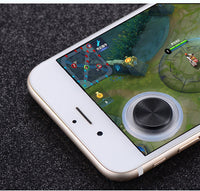HKM-142099 Ultra-Thin Mobile Game Joystick Handle - Q8 Model, Silicone, Multi-Platform Compatible