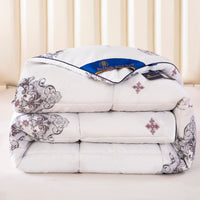 HKM-142227 Thickened Down Cotton Duvet for Spring and Autumn, 1200 x 230cm, Available in White, Gray, Blue, Pink, and Printed Options