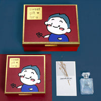 HKM-142355 Customized Gift Box for Couples – Large, Medium, and Extra Large Sizes with Light String and Greeting Card Options
