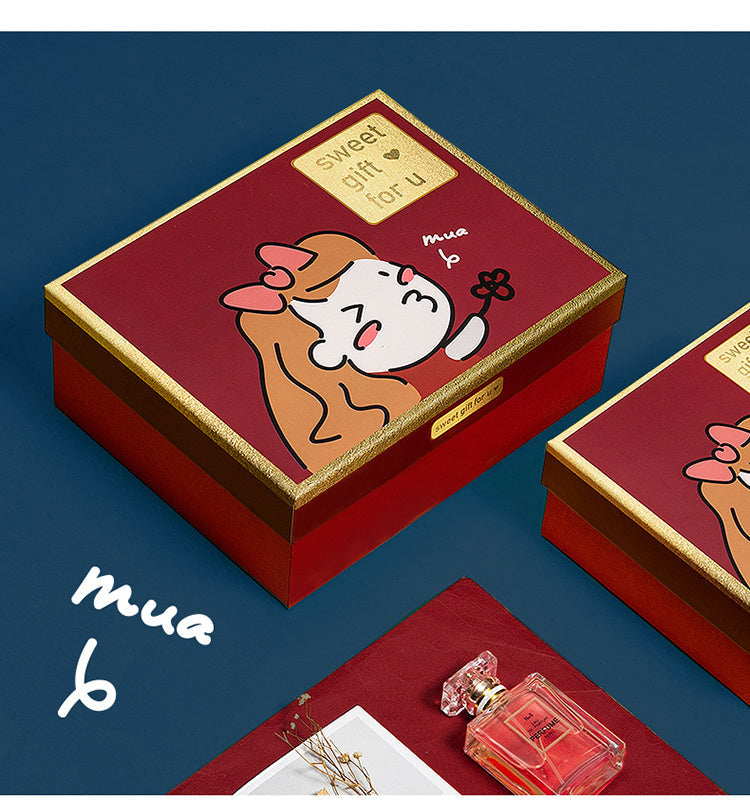 HKM-142355 Customized Gift Box for Couples – Large, Medium, and Extra Large Sizes with Light String and Greeting Card Options