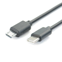 HKM-142611 Type-C to Micro USB Male OTG Data Cable for Android - 30cm Length, Fast Charging & Data Transfer