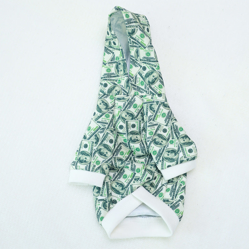 HKM-142995 Casual Acrylic Pet Hoodie for Dogs and Cats - Comfortable Two-Legged Design
