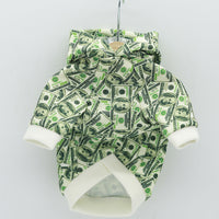 HKM-142995 Casual Acrylic Pet Hoodie for Dogs and Cats - Comfortable Two-Legged Design