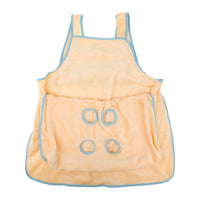 HKM-143059 Plush Pet Carrier Apron for Small Cats and Dogs, Adjustable Hanging Chest Bag for Travel and Sleeping Comfort