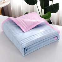 HKM-143059 Reversible Cotton Thicken Blanket for All Seasons – Versatile for Kids and Adults