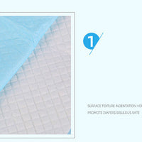 HKM-143059 Thickened Teddy Pet Diaper Pad for Cats and Dogs - Durable PE and Non-Woven Fabric
