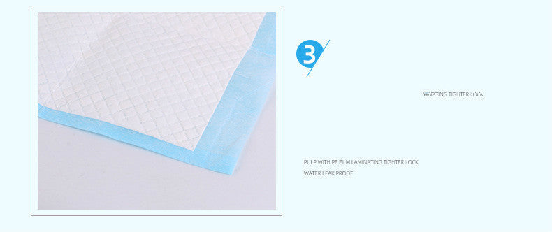 HKM-143059 Thickened Teddy Pet Diaper Pad for Cats and Dogs - Durable PE and Non-Woven Fabric