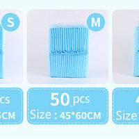 HKM-143059 Thickened Teddy Pet Diaper Pad for Cats and Dogs - Durable PE and Non-Woven Fabric