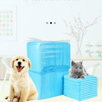HKM-143059 Thickened Teddy Pet Diaper Pad for Cats and Dogs - Durable PE and Non-Woven Fabric