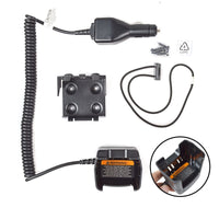 HKM-143123 Car Hybrid Charger for Handheld Walkie-Talkies, Compatible with GP328, GP338, PRO5150, HT1250 and More