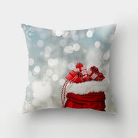 HKM-143443 Christmas-Themed Digital Print Square Pillow Cover, 45x45cm, Chemical Fiber Material