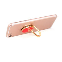 HKM-143443 Zinc Alloy Multifunctional Mobile Phone Finger Ring Stand
