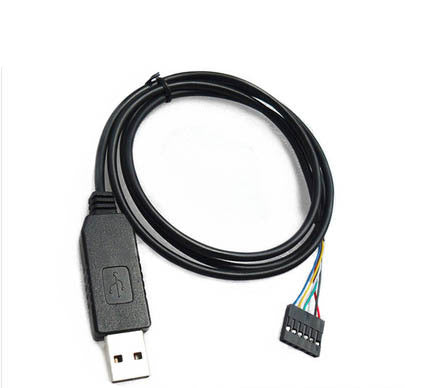 HKM-143571 USB to TTL Serial Adapter Cable with 6-Pin CTS RTS for Military and Aerospace Applications – 1 Meter Length