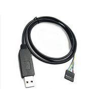 HKM-143571 USB to TTL Serial Adapter Cable with 6-Pin CTS RTS for Military and Aerospace Applications – 1 Meter Length