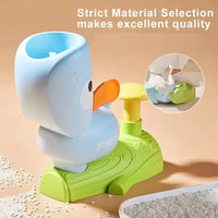 HKM-143635 Flying Saucer Launcher Capture Game for Kids - Outdoor Plastic Toy Set