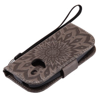 HKM-143635 Sun Embossed Leather Phone Case - Durable PU TPU Material, Shockproof & Scratch-Resistant Protection, Multiple Color Options