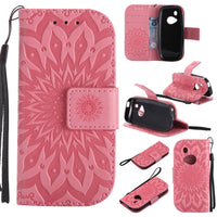 HKM-143635 Sun Embossed Leather Phone Case - Durable PU TPU Material, Shockproof & Scratch-Resistant Protection, Multiple Color Options
