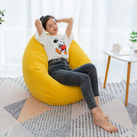 HKM-143763 Cozy Cloth Lazy Sofa Bean Bag Cover - 90 x 100cm