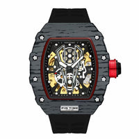 HKM-143891 Casual Mechanical Men's Watch with Calendar and Waterproof Design
