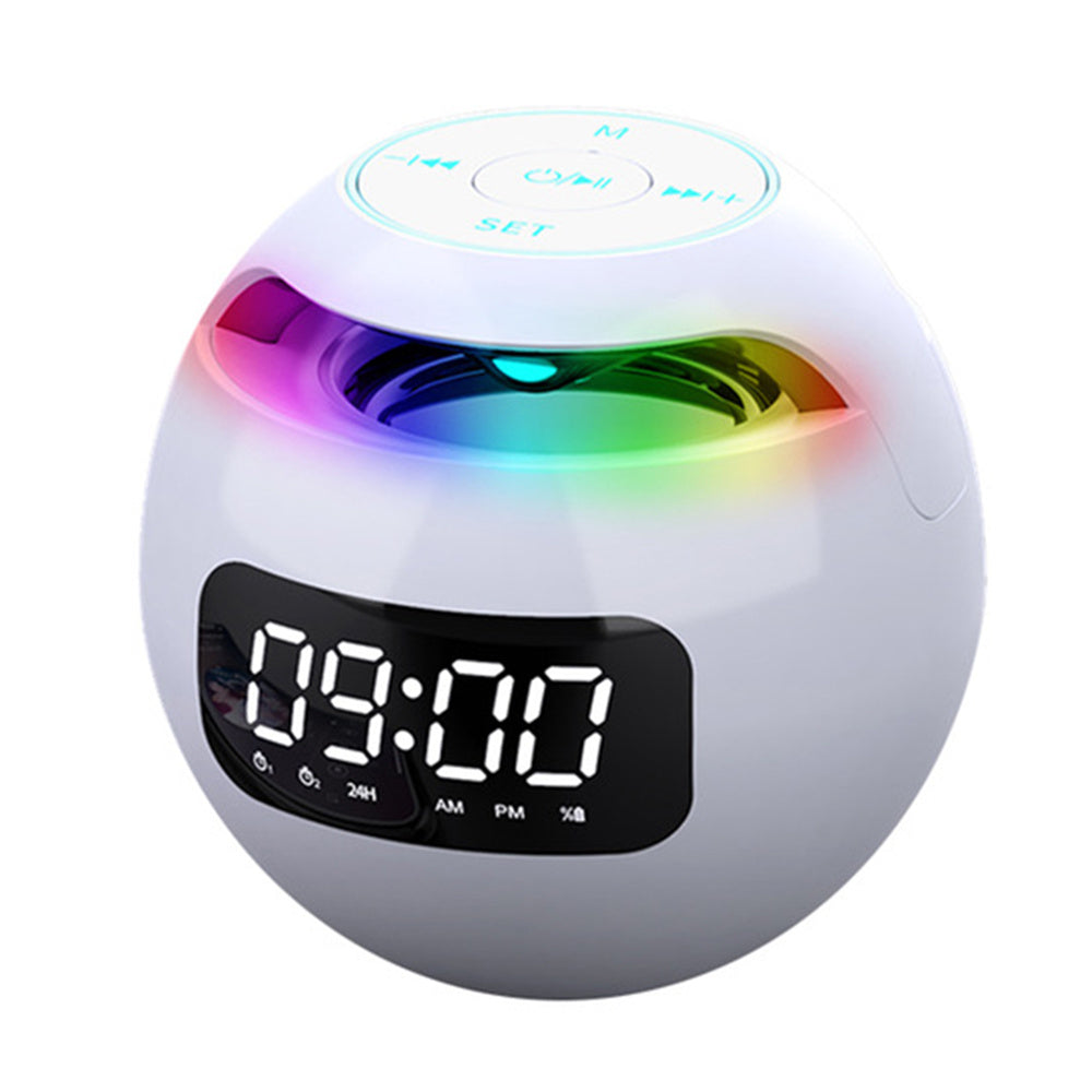 KTX-144083 Wireless Alarm Clock Bluetooth Speaker with USB Connection and 2200mAh Battery