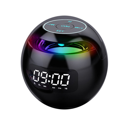 KTX-144083 Wireless Alarm Clock Bluetooth Speaker with USB Connection and 2200mAh Battery