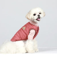 HKM-144211 Double Breasted Quilted Cotton Pet Vest in Multiple Colors