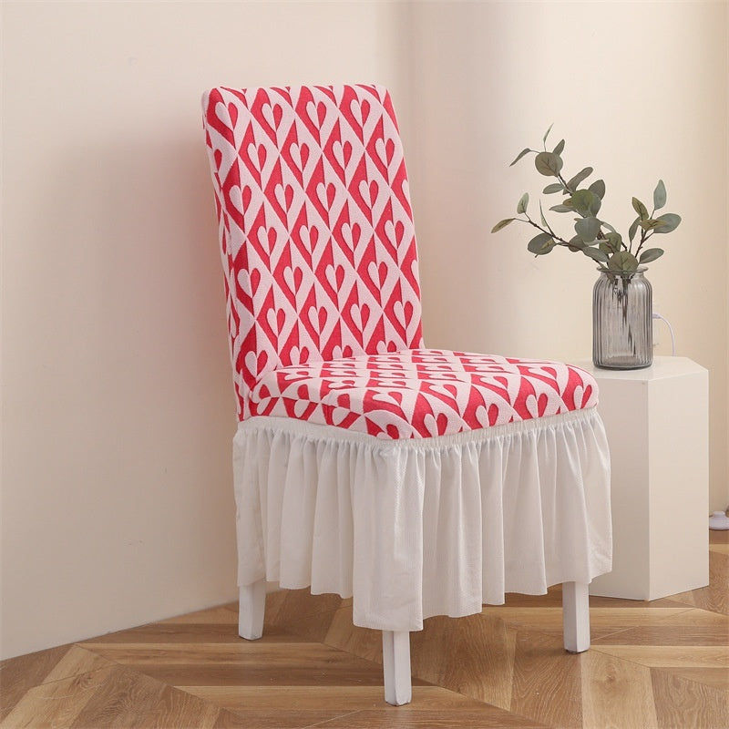 HKM-144595 Elastic Dining Chair Covers with Various Patterns and Styles, Dustproof and Non-Slip Protection
